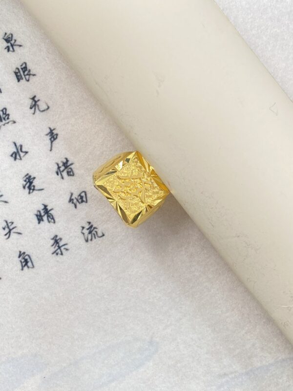方形發字戒指：圖片 2