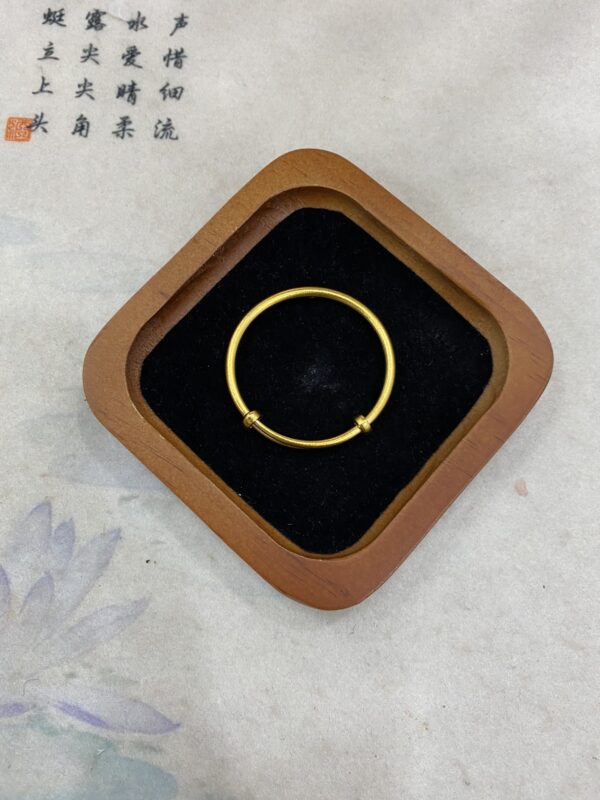 寶寶素圈推拉手鐲：圖片 3