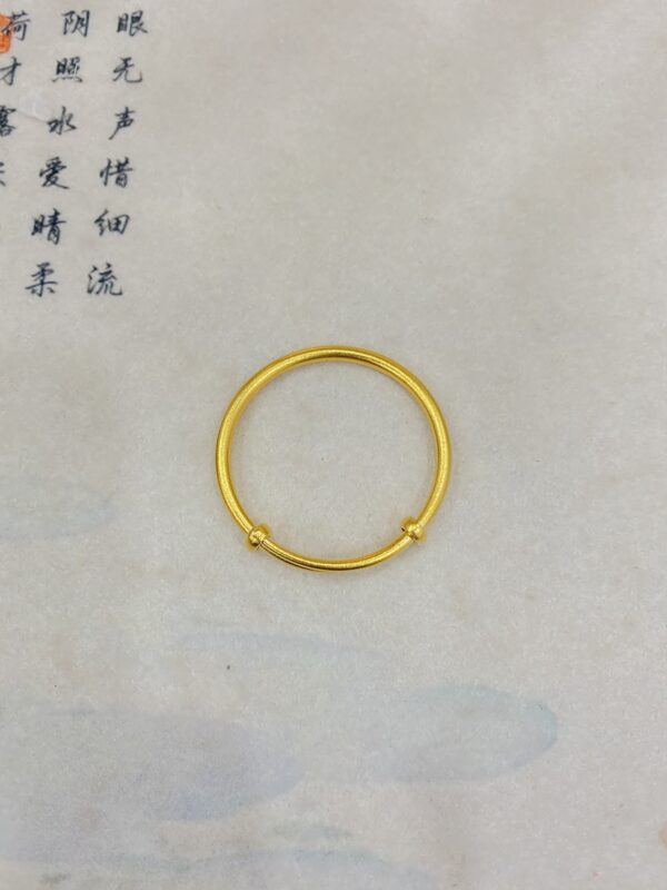 寶寶素圈推拉手鐲：圖片 4